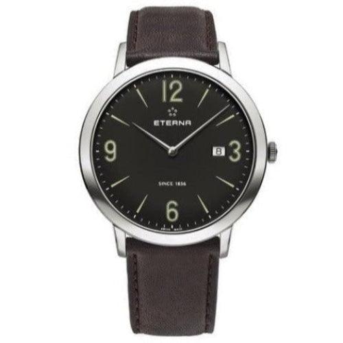 Eterna Eternity Men's Brown Leather Watch 2730.41.48.1397 - WatchStatus Ltd