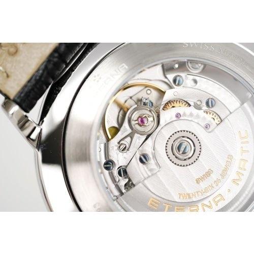 Eterna Eternity Men's Grey / Black Leather Automatic Watch 2700.41.50.1383 - WatchStatus Ltd