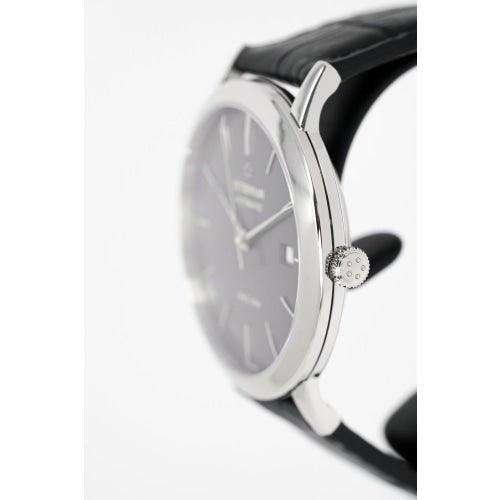 Eterna Eternity Men's Grey / Black Leather Automatic Watch 2700.41.50.1383 - WatchStatus Ltd