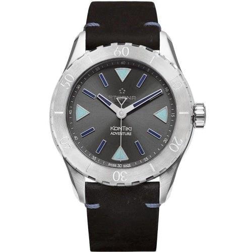 Eterna KonTiki Adventure Men's Black / Silver Automatic Watch 1910.41.40.1429 - WatchStatus Ltd