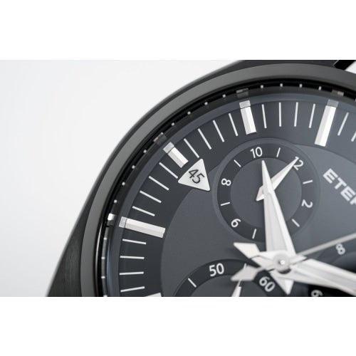 Eterna KonTiki Men's Black Chronograph Watch 1250.43.41.1308 - WatchStatus Ltd