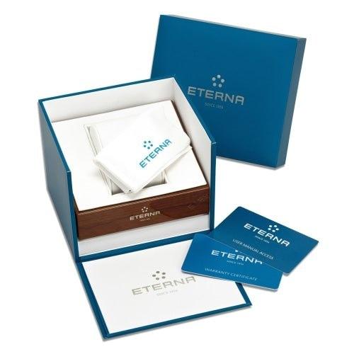 Eterna KonTiki Men's Silver Chronograph Watch 1250.41.11.0217 - WatchStatus Ltd