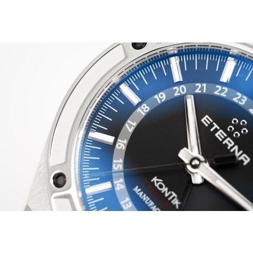 Eterna Royal KonTiki Men's Black GMT Rubber Watch 7740.40.41.1289 - WatchStatus Ltd