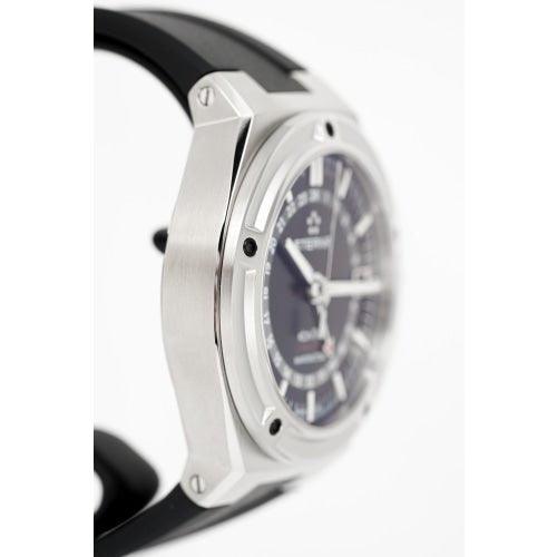 Eterna Royal KonTiki Men's Black GMT Rubber Watch 7740.40.41.1289 - WatchStatus Ltd