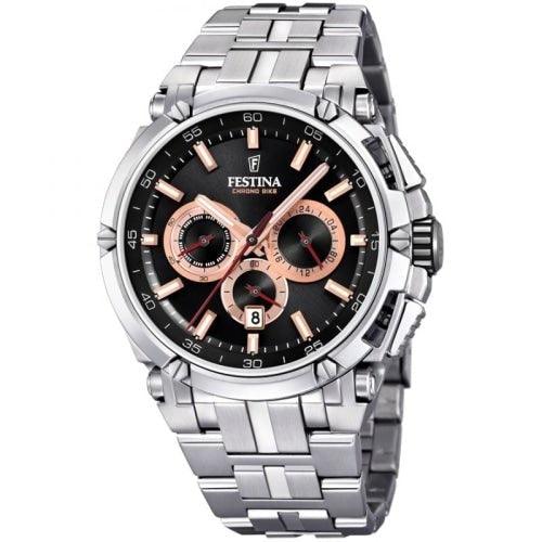 Festina Chrono Bike Mens Black Dial Watch F20327-8 - WatchStatus Ltd