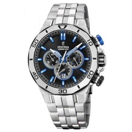 Festina Chrono Bike Mens Black Dial Watch F20448-5 - WatchStatus Ltd