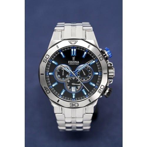 Festina Chrono Bike Mens Black Dial Watch F20448-5 - WatchStatus Ltd