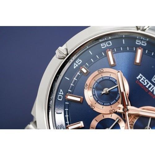 Festina Chrono Bike Mens Blue Dial Watch F20327-4 - WatchStatus Ltd