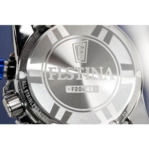 Festina Chrono Bike Mens Electric Blue Stainless Steel F20448-2 - WatchStatus Ltd