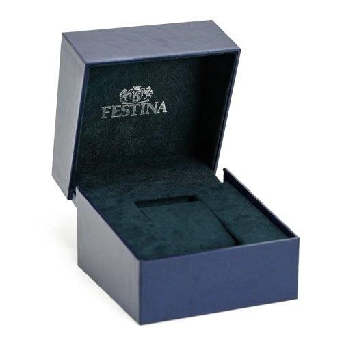 Festina Chrono Mens Black Dial Watch F16826-C - WatchStatus Ltd