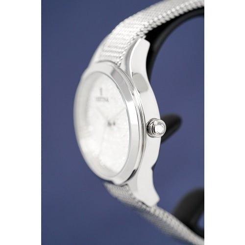 Festina Mademoiselle Ladies Silver Crystal Watch F20336-1 - WatchStatus Ltd
