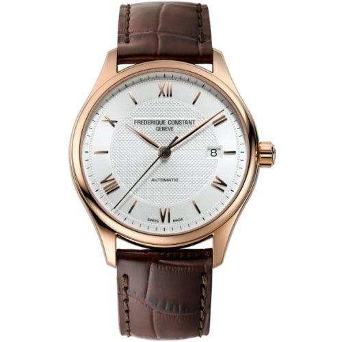 Frederique Constant Classic Men's Automatic Brown Leather Watch FC-303MV5B4 - WatchStatus Ltd