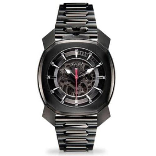 Gaga Milano Frame_One Skeleton Black Watch 7072.01 - WatchStatus Ltd