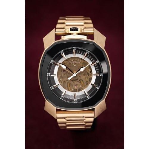 Gaga Milano Frame_One Skeleton Rose Gold 7074.01 - WatchStatus Ltd