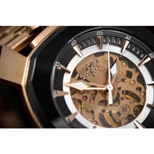 Gaga Milano Frame_One Skeleton Rose Gold 7074.01 - WatchStatus Ltd