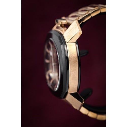 Gaga Milano Frame_One Skeleton Rose Gold 7074.01 - WatchStatus Ltd