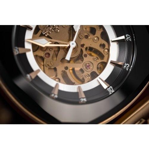 Gaga Milano Frame_One Skeleton Rose Gold 7074.01 - WatchStatus Ltd