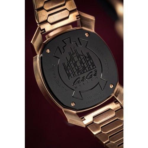 Gaga Milano Frame_One Skeleton Rose Gold 7074.01 - WatchStatus Ltd