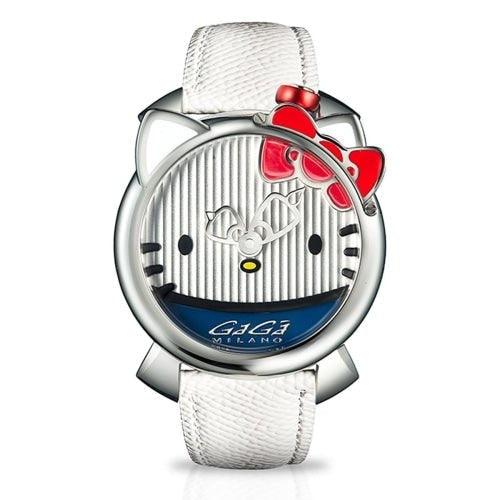 GaGa Milano Hello Kitty Whtie 40mm Watch 5525.01 - WatchStatus Ltd