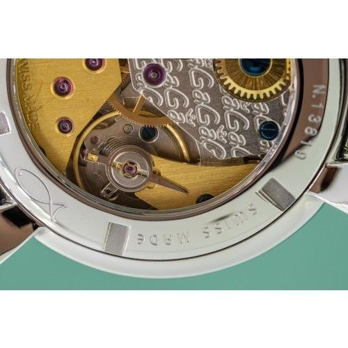 GaGa Milano Manuale Automatic Black Leather 48mm Watch 5010.11 - WatchStatus Ltd