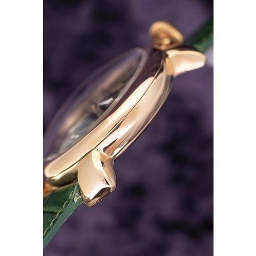 GaGa Milano Manuale Mechanical Green / Rose Gold 48mm Watch - WatchStatus Ltd