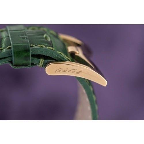 GaGa Milano Manuale Mechanical Green / Rose Gold 48mm Watch - WatchStatus Ltd
