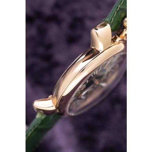 GaGa Milano Manuale Mechanical Green / Rose Gold 48mm Watch - WatchStatus Ltd