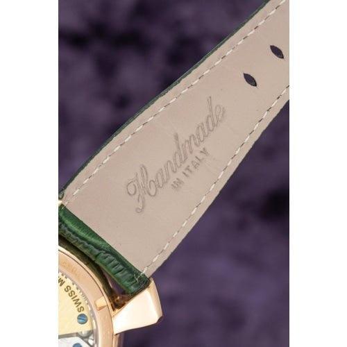 GaGa Milano Manuale Mechanical Green / Rose Gold 48mm Watch - WatchStatus Ltd