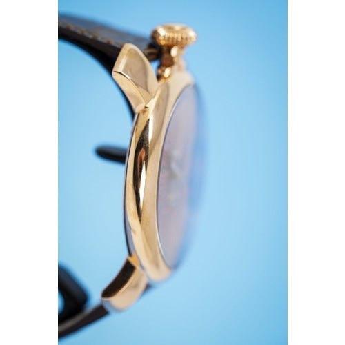 Gaga Milano Slim Brown Leather / Rose Dial 46mm Watch 5085.01 - WatchStatus Ltd