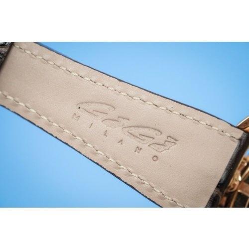 Gaga Milano Slim Brown Leather / Rose Dial 46mm Watch 5085.01 - WatchStatus Ltd