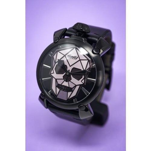 GaGa Milano Watch Manuale Bionic Skull Limited Edition Black 48mm Watch 5062.02S - WatchStatus Ltd