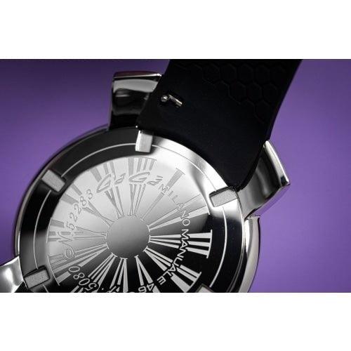 Gaga Milano Watch Slim 46mm Bionic Skull Black 5080.BS01 - WatchStatus Ltd