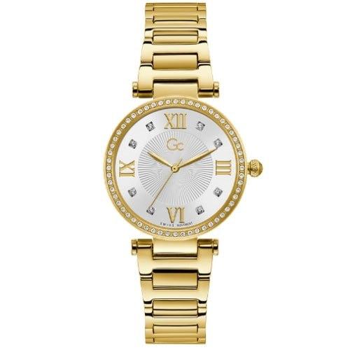 GC Ladycrystal Gold 36mm Swiss Watch Y64003L1MF - WatchStatus Ltd