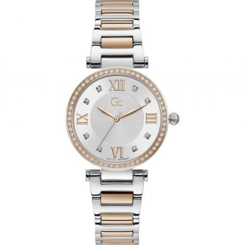 GC Ladycrystal Two-tone 36mm Swiss Watch Y64001L1MF - WatchStatus Ltd