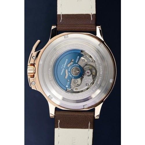 Giorgio Fedon 1919 Aquamarine Brown Leather Automatic Watch GFCR003 - WatchStatus Ltd