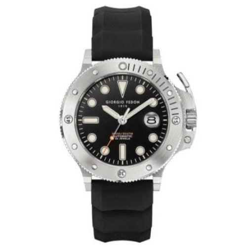 Giorgio Fedon Aquamarine II Men's Black Silicone Watch GFCR008 - WatchStatus Ltd