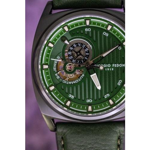 Giorgio Fedon Legend Green Black PVD - Watches & Crystals