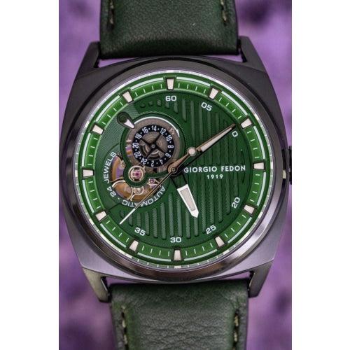 Giorgio Fedon Legend Green Black PVD - Watches & Crystals