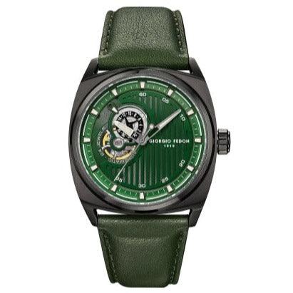 Giorgio Fedon Legend Green Black PVD - Watches & Crystals