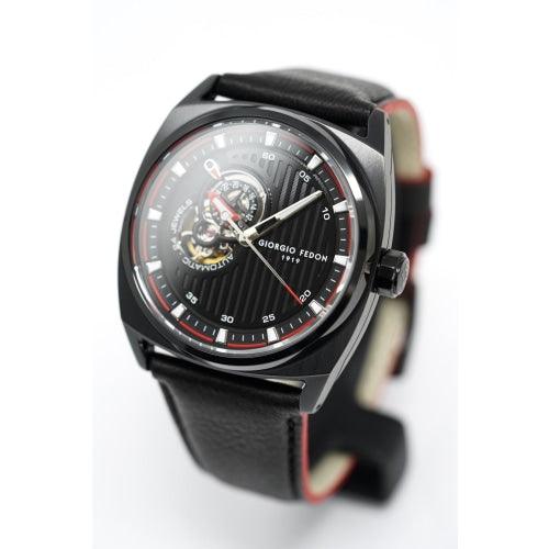 Giorgio Fedon Legend Red Black PVD - Watches & Crystals