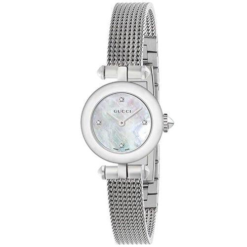 Gucci Diamantissima Ladies Silver 23mm Watch YA141512 - WatchStatus Ltd