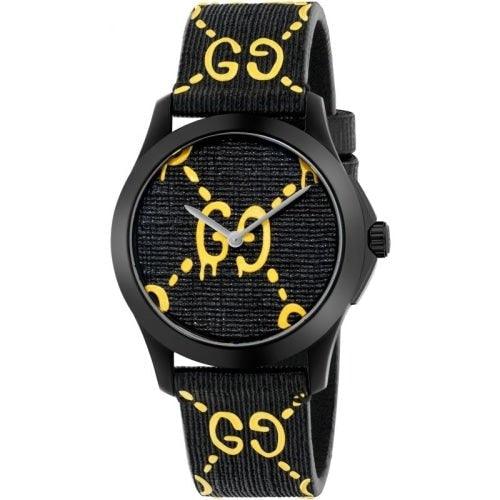 Gucci G-Timeless Ghost Black Rubber Watch YA1264019 - WatchStatus Ltd