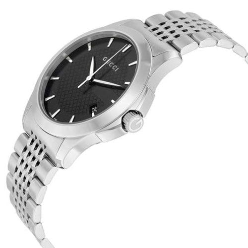 Gucci G-Timeless Men's Black Dial 38mm Watch YA126402 - WatchStatus Ltd