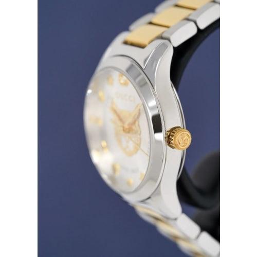 Gucci G-Timeless Mystic Cat Two-Tone 27mm Watch YA126596 - Watches