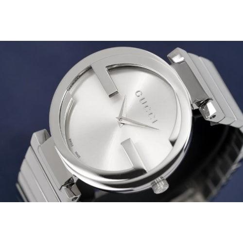 Gucci Interlocking G Ladies Silver Watch YA133308 - Watches