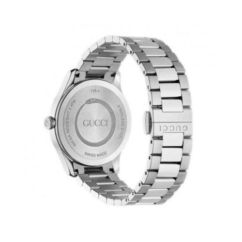 Gucci YA1264125 Men’s G-Timeless Tiger Silver Swiss Watch - Watches