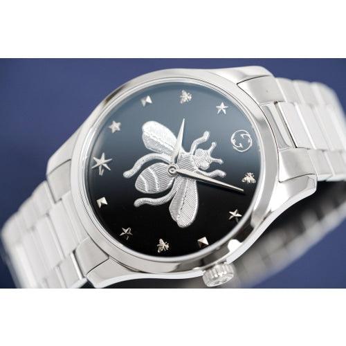 Gucci Unisex Watch G-Timeless Silver Bee YA1264136 - Watches & Crystals