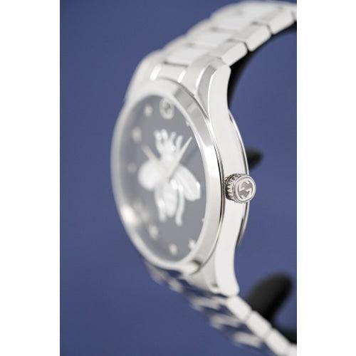 Gucci Unisex Watch G-Timeless Silver Bee YA1264136 - Watches & Crystals