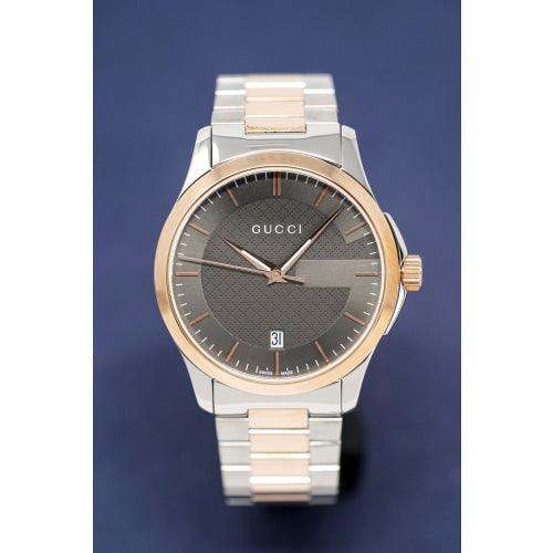 Gucci Watch G-Timeless Two Tone Rose Gold YA126446 - Watches & Crystals