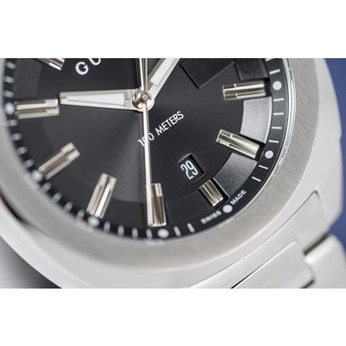 Gucci Men's Watch GG2570 Silver Black YA142301 - Watches & Crystals